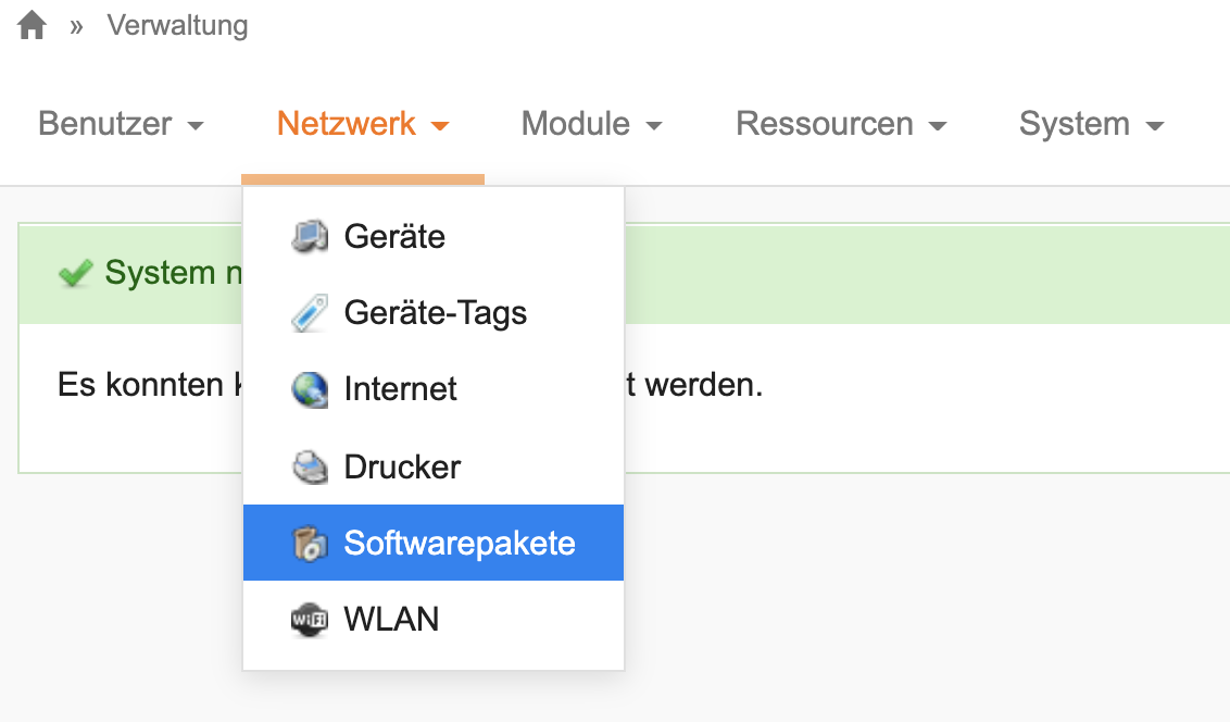 Lernpfad: Softwarepakete