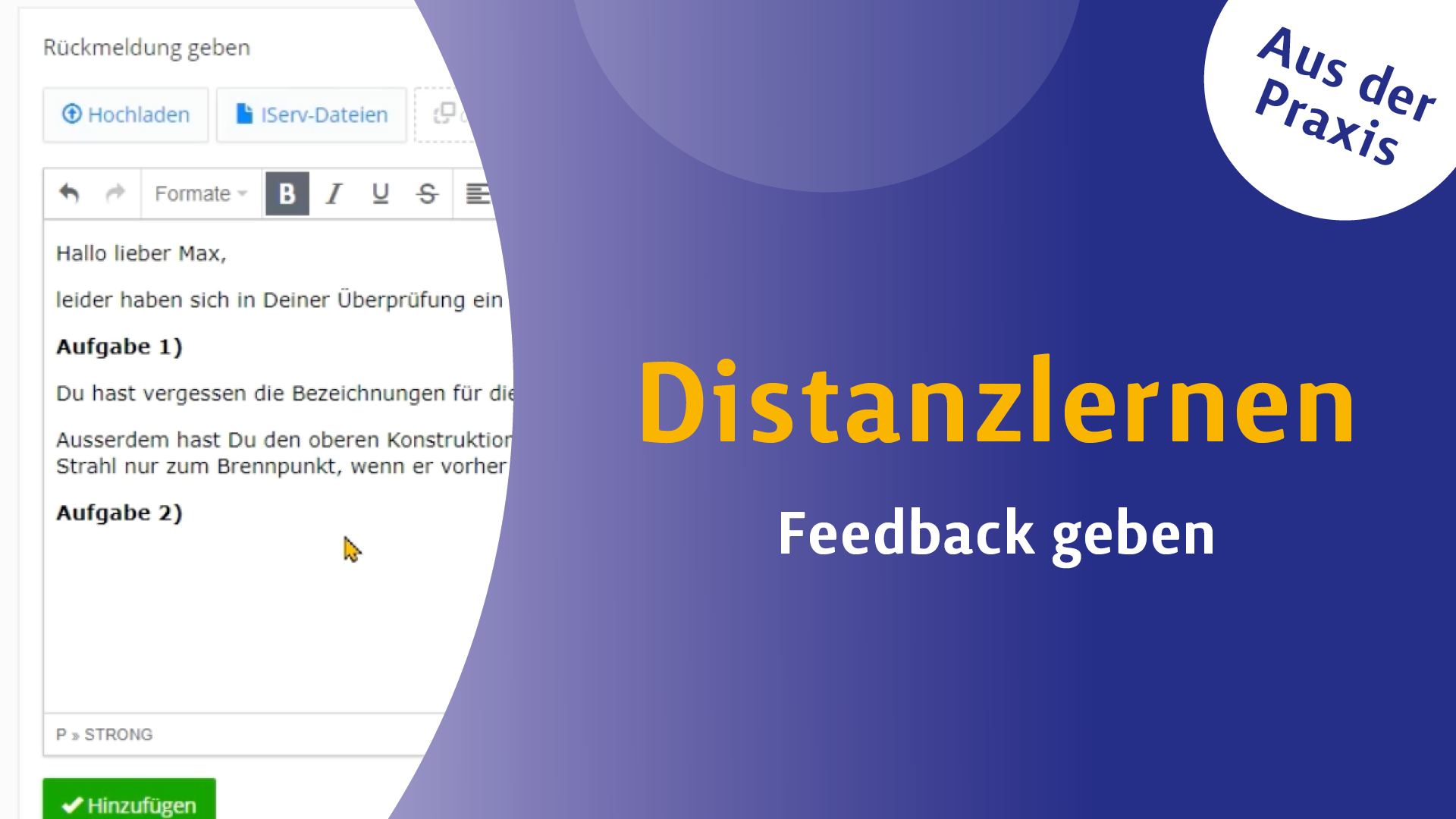 Phase 3 - Feedback geben