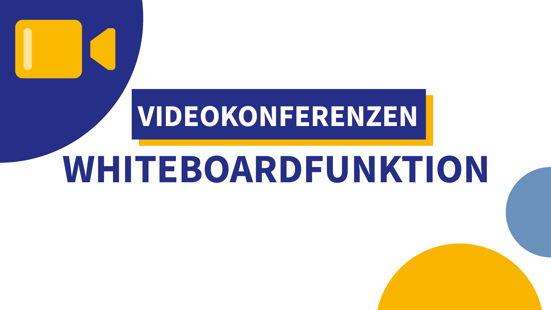 Whiteboardfunktion in Videokonferenzen