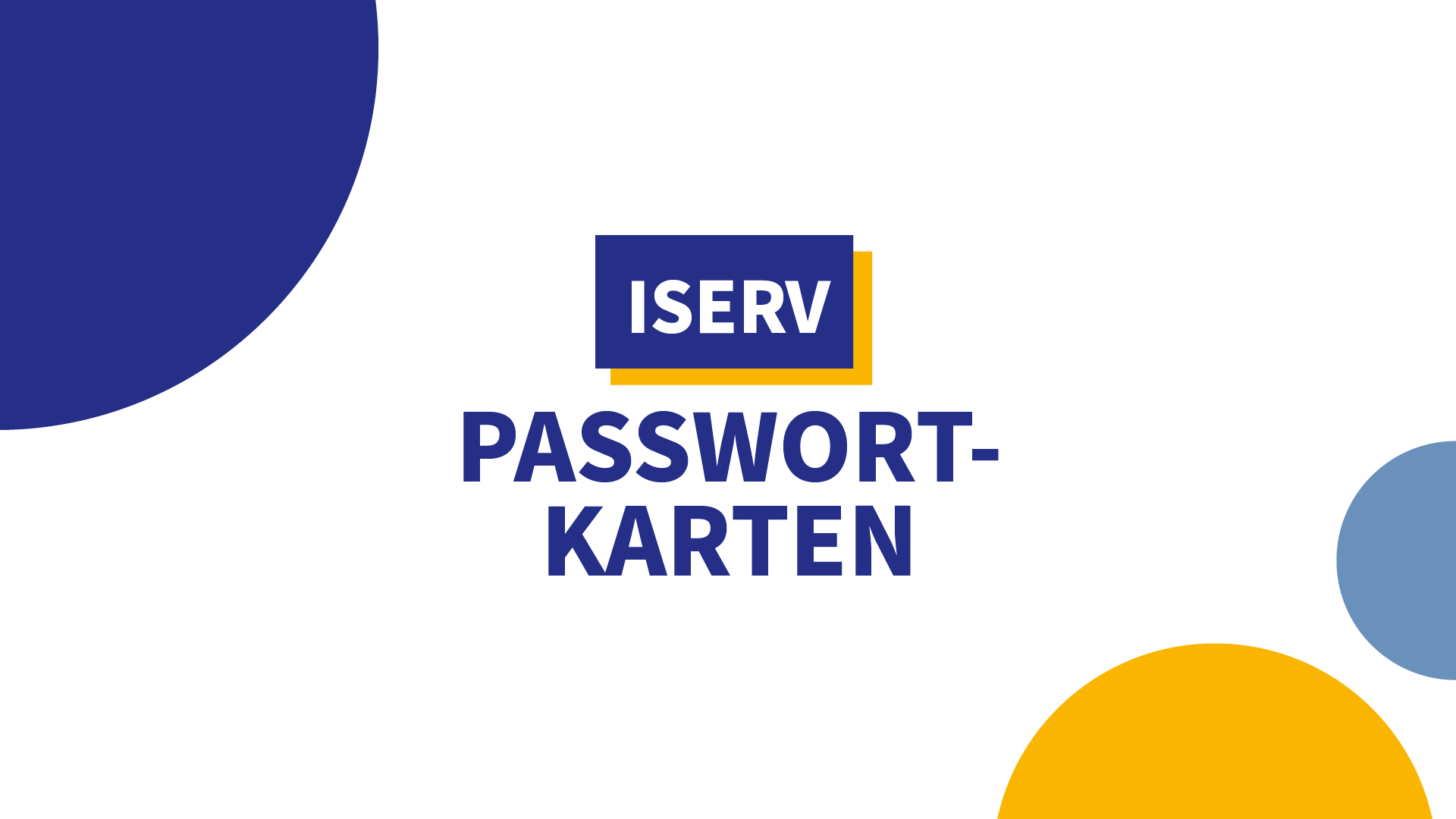 Sichere Passwörter mit Passwortkarten