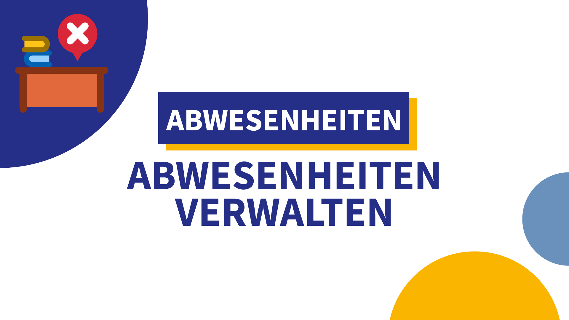 Abwesenheiten verwalten