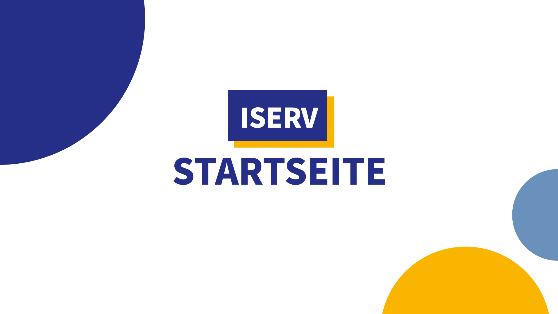 Startseite des IServs