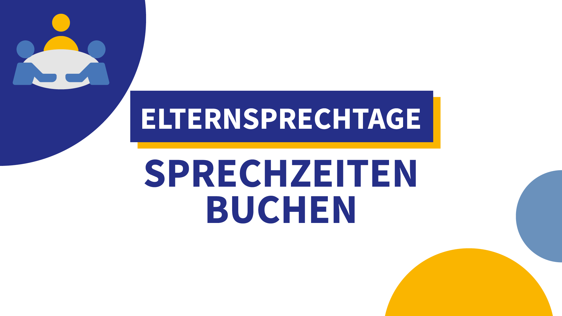 Als Elternteil Sprechzeiten buchen